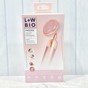 Luxe + Willow PHOENIX - Rose Quartz Vibrating Facial Roller BNIB!